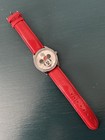 Vintage Walt Disney Parks Minnie Mouse Original Rare Red Hat With Flower Watch