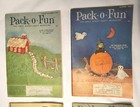 Pack O Fun Scrap Craft Magazines Vintage Lot Of 10 1968-1981 Retro Mod Patterns