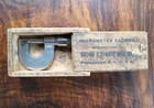 Vintage Brown   Sharpe No  4 Outside Micrometer 1 100mm W wooden Box Usa