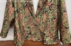 Village Fair Women s Floral Blazer Multi-color Multicolor 2xl