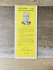 Vintage 1940s Conoco Travel Road Map Of Montana Yellowstone