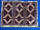 Vintage Tapa Barkcloth Hand Made Polynesian Bark Cloth Textile Art Fabric  2