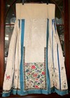 Qing Han-chinese Woman s Qun       Semiformal Silk Skirt W peking Knots Embroidery
