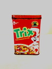Vintage General Mills Miniature Trix Cereal Collectible Metal Tin Box Container