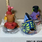 Vtg Disney Direct Candle Holder Winnie The Pooh Halloween Set Piglet Eeyore Rare