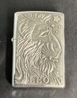 Zippo 1999 Barrett Smythe Zodiac Series Leo Chrome Lighter Sealed In Box C177