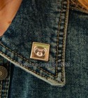 Ferret Polecat Art Lapel Pin Brooch Printed Painting Enhanced By Suzanne Le Good