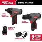 New Style Hyper Tough 12v Max cordless 2-tool Drill And Impact Driver Combo Kit