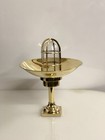Authentic Vintage Brass Solid Marine Ceiling Light With Bulkhead Shade Set Of 2