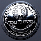 2 Oz 999 Silver Round North American Wildlife Series Canada Goose Proof Coin 