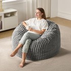 Giant Bean Bag Chair Soft Memory Foam Comfortable Lounging Gaming Reading New