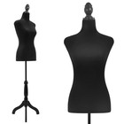Adjustable Female Mannequin Dress Form With Tripod Base - Sewing Display Torso