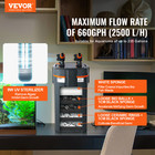 Vevor 235 Gallon Aquarium Canister Filter 25w Uv Lamp Fish Tank Quiet