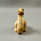 Small Hand Carved Natural Stone Swan 2x1 5  Figurine Bird Striped