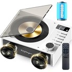 Desktop Cd Player With 4000mah Rechargeable Battery retro Design Bluetooth Cd