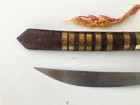 Antique Burmese  Dha Sword And Scabbard