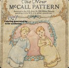Mccall Pattern 4764 Infant Slip Gertrude Petticoat Antique 1921 Original Oop 