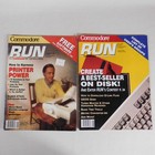 Vtg  Commodore Run Magazine 64 128 User Guide 2 Issues - Nov  1990   June 1991 