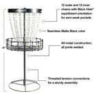 Mvp Disc Golf Miniature Basket Black Hole Macro Catcher 39  Tall  18  Diameter 