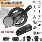 Bafang Bbs02b 48v 750w 68-100mm Mid Drive Motor Diy Ebike Conversion Kit Usa