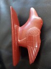 Native American Ceremonial Pipe Bowl Catlinite Chaska Bird Crow Raven Effigy Vtg