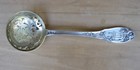 Rare Antique German 800 Silver Powdered Sugar Sifter Spoon Gilt Bowl 7 7 8 