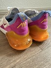 Nike Air Max 270 Low Top Lace Up Athletic Sneakers White Pink Blue Orange
