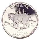 1999 Cats Of Canada Sterling Silver Proof Set   Royal Canadian Mint 3-coin Set