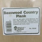 New Walnut Hollow Farm Basswood Country Plank With Bark  3510 13  X 9  