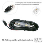 Rj11 Hardwire Power Cord For Uniden R3 R4 R7 R8 Escort Max 360c Redline Detector