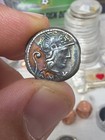 127 Bc Roman Republic Silver Denarius C Servilius Vatia Rome Mint Ancient Toned