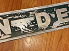 Vintage John Deere Tractor Bulldozer Farm Vehicle Long Metal Sign Badge Emblem