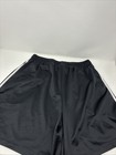 Adidas Men s Train Essentials Pique 3 Stripes Shorts Black Size Xl