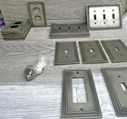 Lot 18x 2002 Lhmc Liberty Hardware Metal Electric Outlet Plate Wall Light Cover