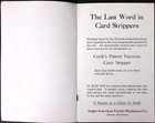 Cooks Patent Card Stripper Brochure Anglo American Textile Mfg Co Abington Ma