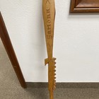 Handmade Samoan Apia Carved Wooden Pacific Islands War Club Decorative Stick