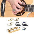 Gold Metal Guitar Slide Accessories Set For Lap Steel Styles Performances