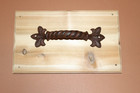 1-drawer Handles fleur De Lis Accents twisted Look Pull kitchen Hardware hw-44