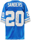 Barry Sanders Signed Lions Blue 1996 T b M n Nfl Legacy Football Jersey  ss Coa 