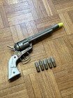 Vintage Nichols Stallion 45 Colt Replica Cap Gun W  6 Cartridges - Works 