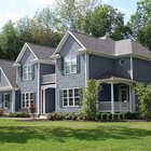 Homeside Select Double 7in  Cedar Shake Vinyl Siding  1 2 Square  Pacific Blue