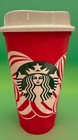 Starbucks 2024 Christmas Holiday Red Reusable Hot Cup 16 Fl Oz - Grande Size