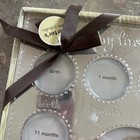 Carter s My First Year Baby Photo Frame Collage Silver New Sealed In Box