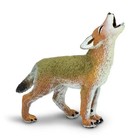 Coyote Pup Miniature Animal Safari Collectible Toy Figurine 2 5  L 2  H