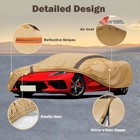 Car Cover Waterproof All Weather C4 C5 C6 C7 C8  Compatible With Chevy Corvette