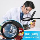 10x 20x Floor Magnifying Lamp  36 Led Dimmable Magnifying Glass With Light
