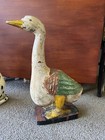 Antique Asian Goose Wood Carved Distressed 23 X 12 X 6  -9 Lbs