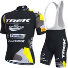 Mens Cycling Jersey Set Bib Shorts Team Short Sleeve Bike Shirt Sponge Pad