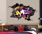 Graffiti Personalized Name Decal Wall Sticker Home Decor Art Mural Kids Fs