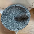 Hand Carved Mexican Molcajete W  Pestle New W box Basalt Volcanic Rock